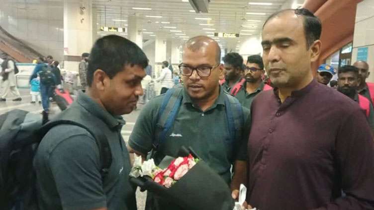 Sri Lanka Blind Cricket team arrives in Pakistan for T20 World Cup