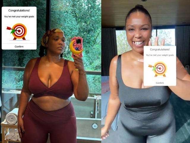 Lizzo flaunts slimmed-down figure after reaching weight loss goal not seen since 2014