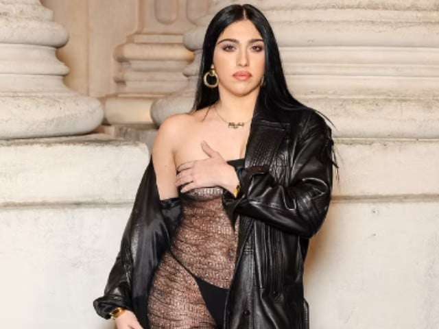 Madonna’s daughter Lourdes Leon wears revealing catsuit at Saint Laurent’s Paris Fashion Week show