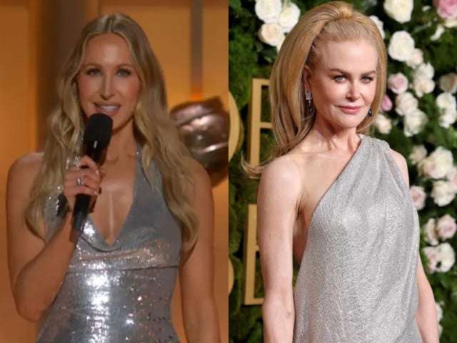 Nikki Glaser makes risqué joke about Nicole Kidman's erotic thriller 'Babygirl' at Golden Globes