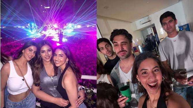 Suhana Khan’s joyful moments with boyfriend Aagstya at Coldplay’s Mumbai concert