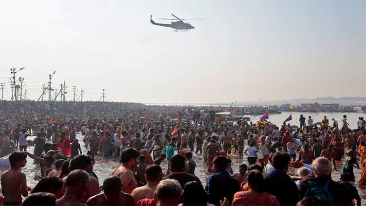 Ten million Indians take holy dip on key day of Kumbh Mela festival