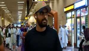 Former captain Babar Azam returns home
